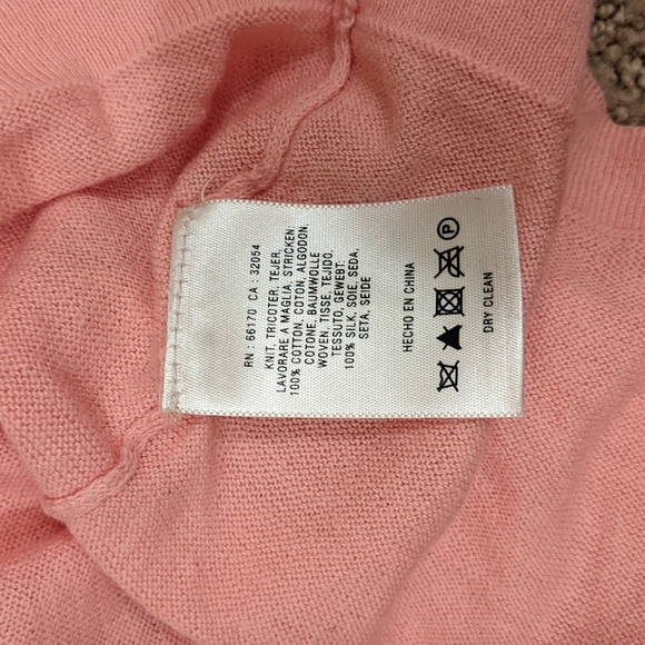 Anthropologie Thin Knit Peach Top - Picture 5 of 6